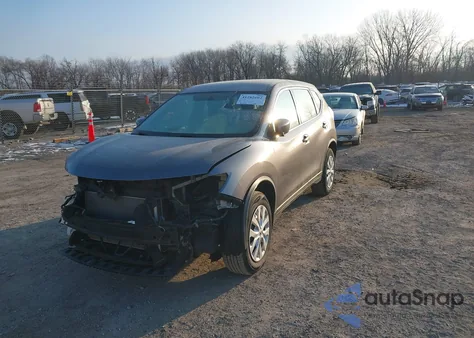 2016 Nissan Rogue S z USA, uszkodzony, nr VIN KNMAT2MV4GP647788